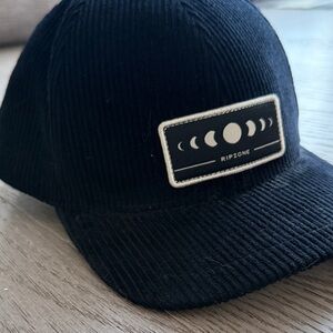 Ripzone Fleece-Lined Corduroy Hat with Moon Phase Patch